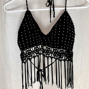 Black sexy top - one size